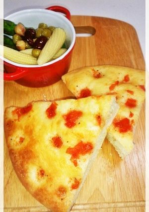 ふわもっち♥豆腐inフォカッチャ♥-レシピのメイン写真