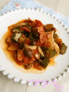 オクラのとろとろトマト煮-レシピのメイン写真