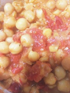 ひよこ豆とトマトのコンソメ炒め-レシピのメイン写真