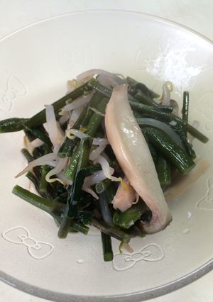 簡単 金時草のバター炒め-レシピのメイン写真