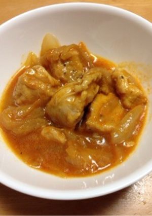 鶏肉とタマネギのケチャップ煮-レシピのメイン写真