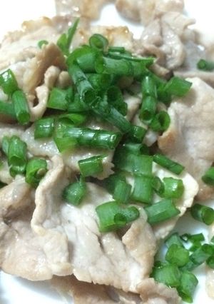 豚肉のねぎ塩（葱のせ）-レシピのメイン写真