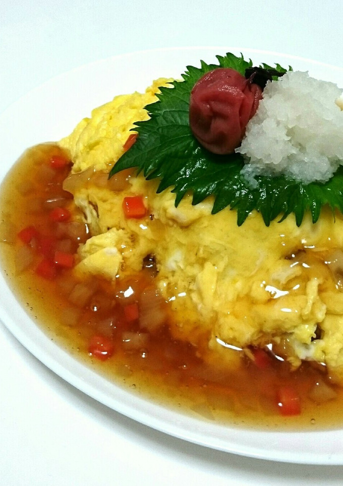 ゆかりご飯の☆和風あんかけオムライス☆-レシピのメイン写真