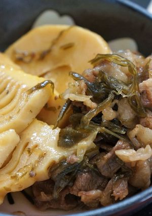たけのこと牛肉の昆布炒め煮-レシピのメイン写真