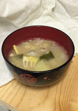 春の豚汁-レシピのメイン写真