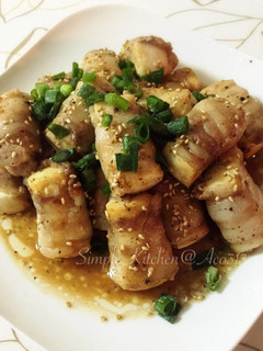 木綿豆腐で豚バラ巻き♡-レシピのメイン写真