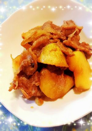 新じゃがと豚肉の甘辛煮-レシピのメイン写真