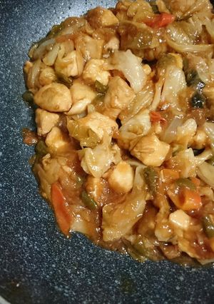 鶏肉で酢豚-レシピのメイン写真