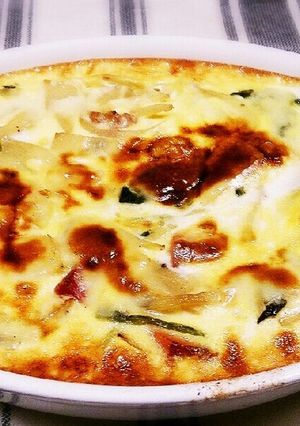 簡単で豪華(笑)タケノコのキッシュ♪-レシピのメイン写真