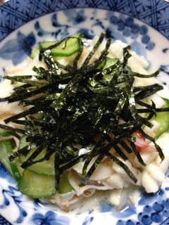 カニカマと長いもの酢の物-レシピのメイン写真