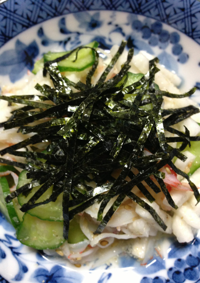 カニカマと長いもの酢の物-レシピのメイン写真