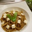 まぜるだけ!海苔とクリチの簡単パスタ