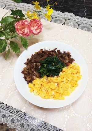 ちゃちゃっと♡三色丼-レシピのメイン写真