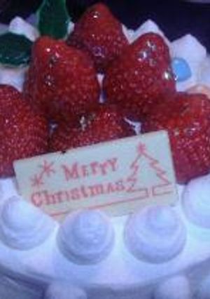 クリスマスケーキ2006-レシピのメイン写真