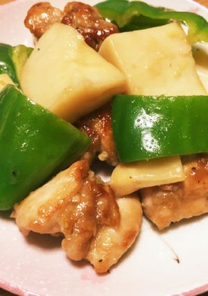 筍と鶏肉のゴロゴロ青椒肉絲-レシピのメイン写真