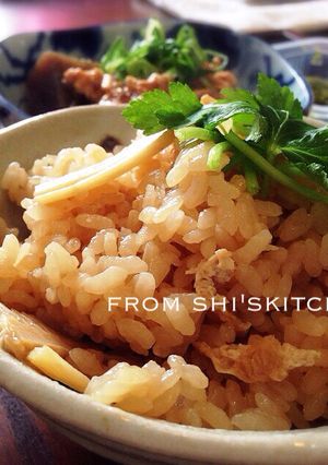 シンプル☆だしパックで基本の筍ご飯-レシピのメイン写真
