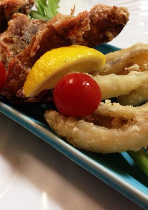 メバルのパリパリ姿煎餅と☆キス揚げ-レシピのメイン写真