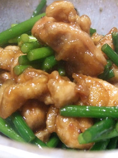 持ち寄りに☆鶏肉とにんにくの芽の甘辛炒め-レシピのメイン写真