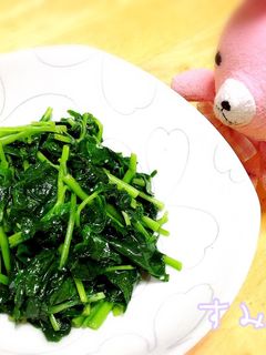 大きなみつば大量消費♪三つ葉ごま油ナムル-レシピのメイン写真