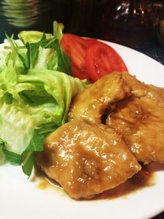 しっとり柔らか☆鶏胸肉の生姜焼き。-レシピのメイン写真