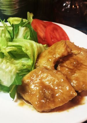 しっとり柔らか☆鶏胸肉の生姜焼き。-レシピのメイン写真
