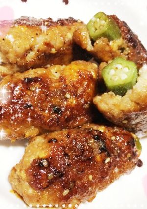 ヘルシー✨オクラの肉巻き-レシピのメイン写真