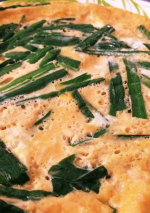 簡単ニラ玉！ お酒のつまみにどうぞ-レシピのメイン写真