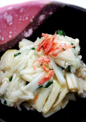 簡単！筍のエノキとろろがけ-レシピのメイン写真