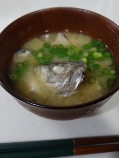 鯵のアラの味噌汁-レシピのメイン写真