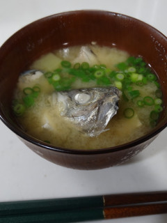 鯵のアラの味噌汁-レシピのメイン写真