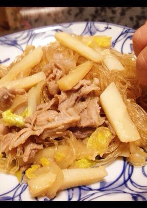 たけのこと春雨☆子ども向け☆肉みそ風味-レシピのメイン写真