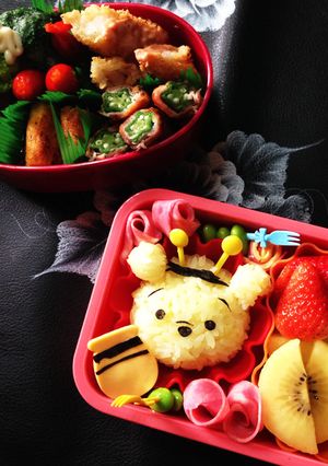 キャラ弁 ハチプー-レシピのメイン写真