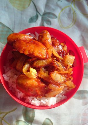 エビチリ風魚肉ソーセージ-レシピのメイン写真