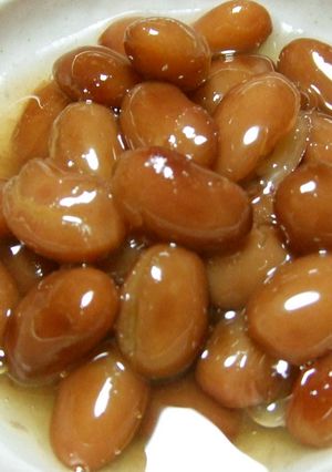 炊飯器（保温水筒）で煮豆●黒・きんとき豆-レシピのメイン写真