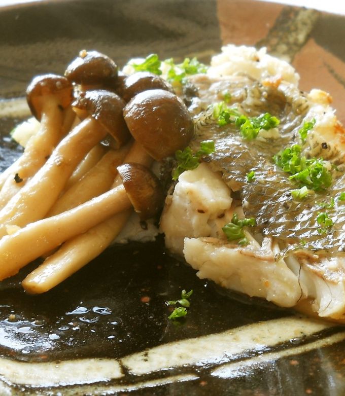 スズキとしめじのソテー-レシピのメイン写真