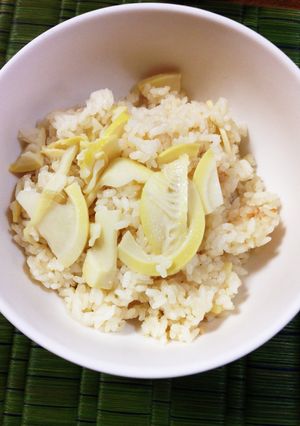 生姜の風味筍ごはん-レシピのメイン写真