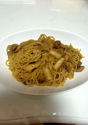 黄金のたれパスタ-レシピのメイン写真