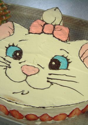 おしゃれキャット☆マリーちゃんケーキ-レシピのメイン写真