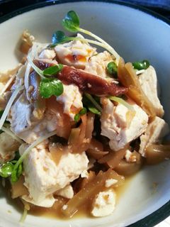 豆腐とザーサイの和え物♡おつまみ(^^♪-レシピのメイン写真