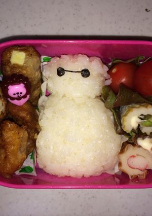 ベイマックス キャラ弁 笑けるほど簡単！-レシピのメイン写真