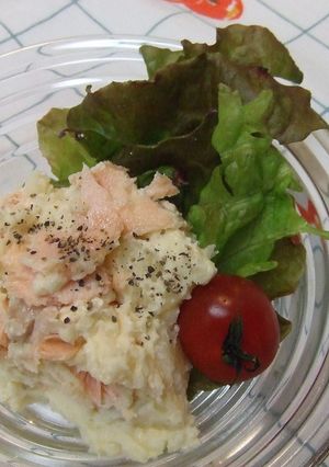 春色サーモンポテトサラダ-レシピのメイン写真