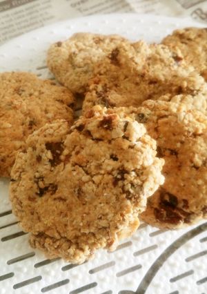 砂糖なし オートミールとナッツのクッキー-レシピのメイン写真