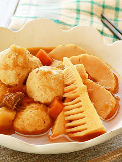 たけのことつくねのカレー煮-レシピのメイン写真