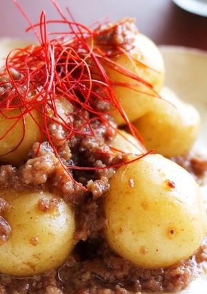 液体塩こうじで新じゃがのそぼろ煮-レシピのメイン写真