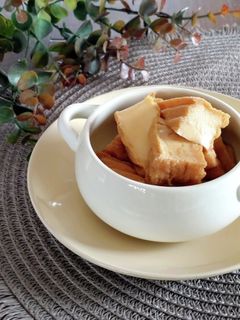 レンジで簡単☆お弁当にも・厚揚げの煮物。-レシピのメイン写真
