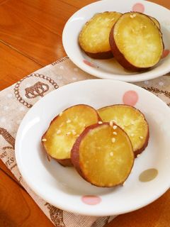 レンジで簡単☆お弁当にも・薩摩芋の甘煮。-レシピのメイン写真