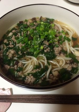 温かいエスニックそうめん-レシピのメイン写真