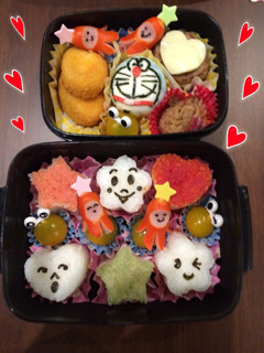 ドラえもん❗️たまご♡勝負❗️キャラ弁♡-レシピのメイン写真