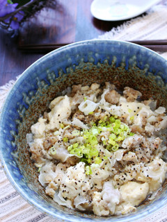 はやわざ!豆腐とシュウマイのレンジ蒸し-レシピのメイン写真