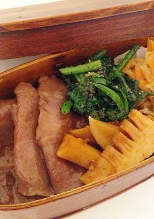 ご褒美☆すき焼き弁当♪-レシピのメイン写真